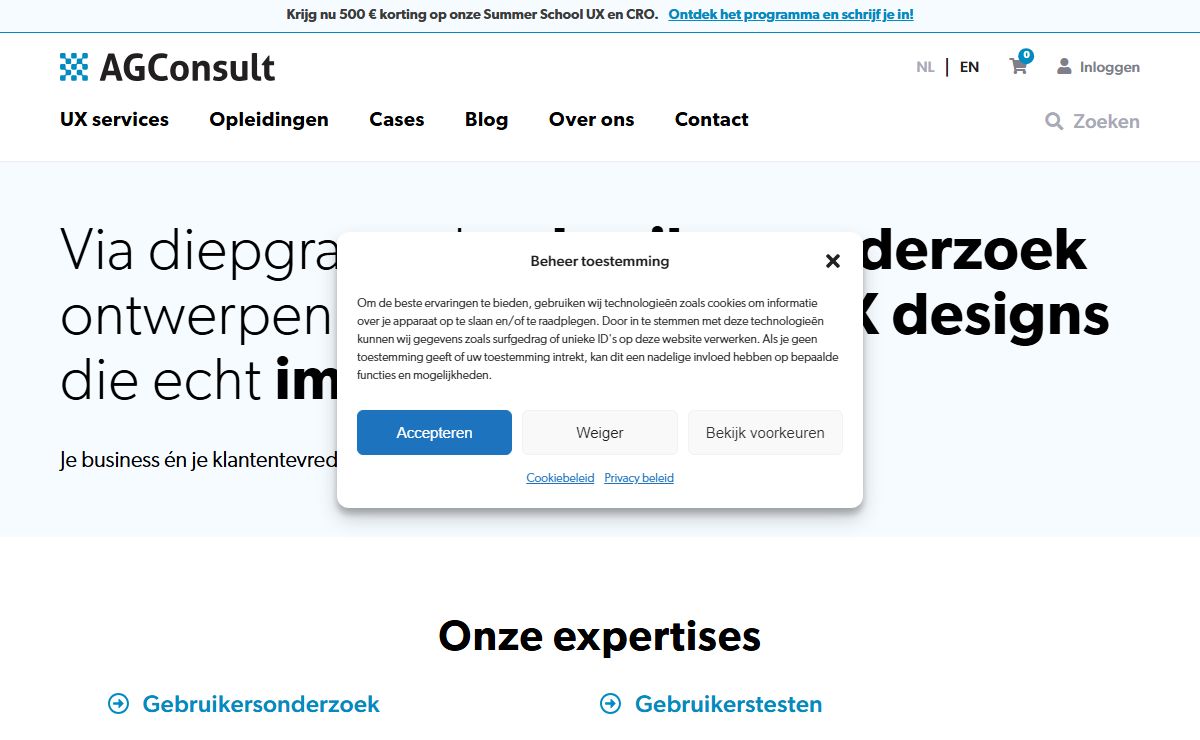 AGConsult: usability, cro & UX design agency | België & Nederland
