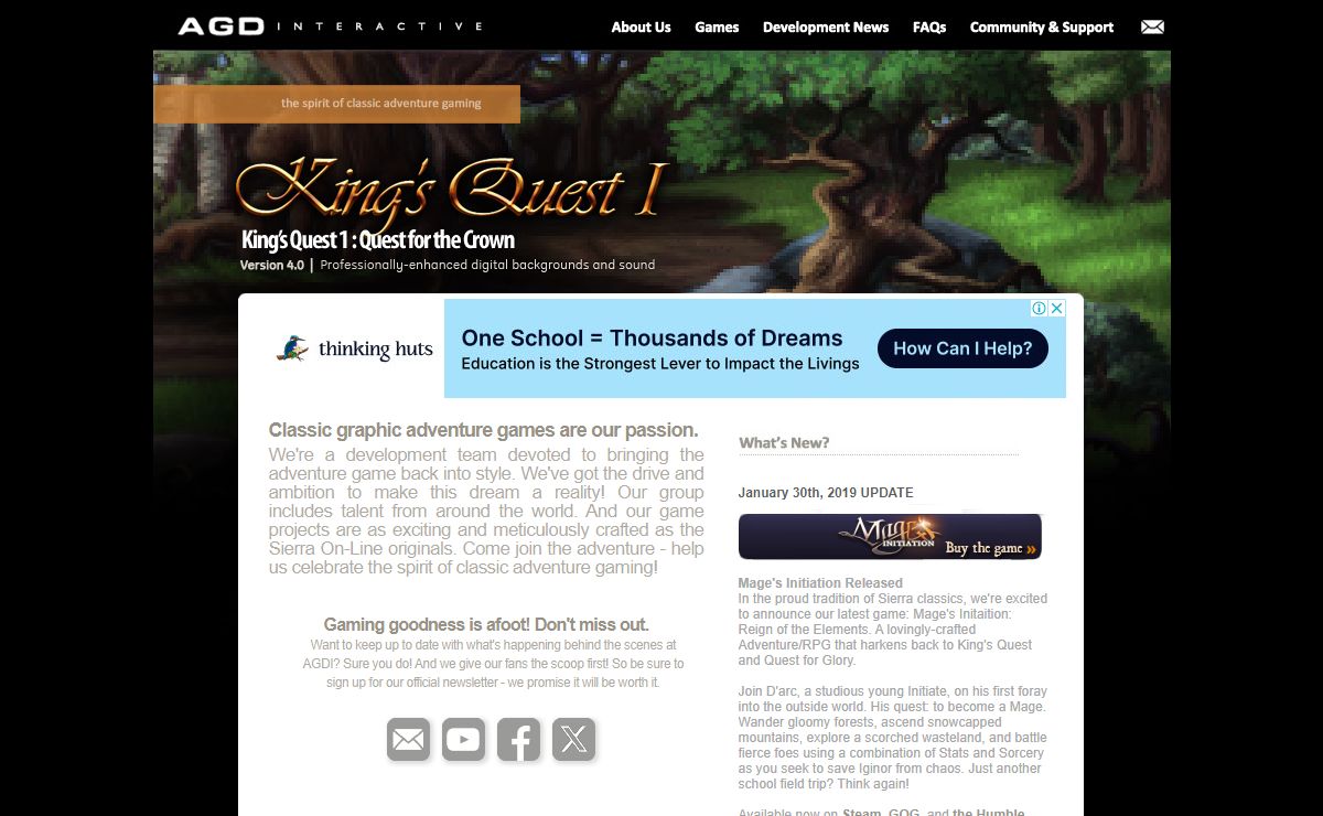 AGD Interactive - Download free King's Quest remakes