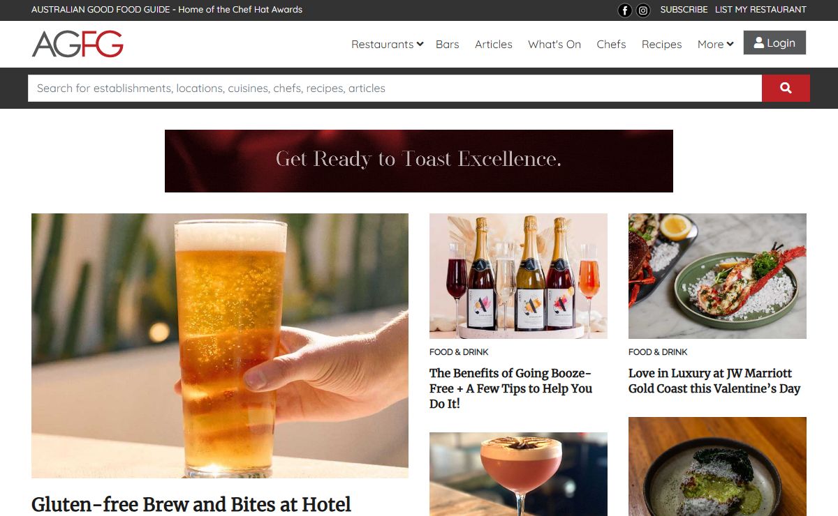 Australian Good Food Guide - Restaurant Guide