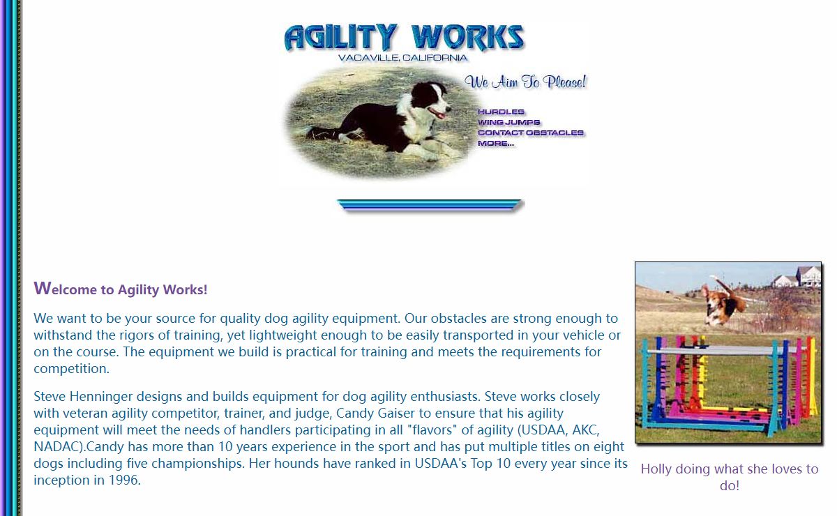 Agility Works Hurdles and More Canine Agility Equipment