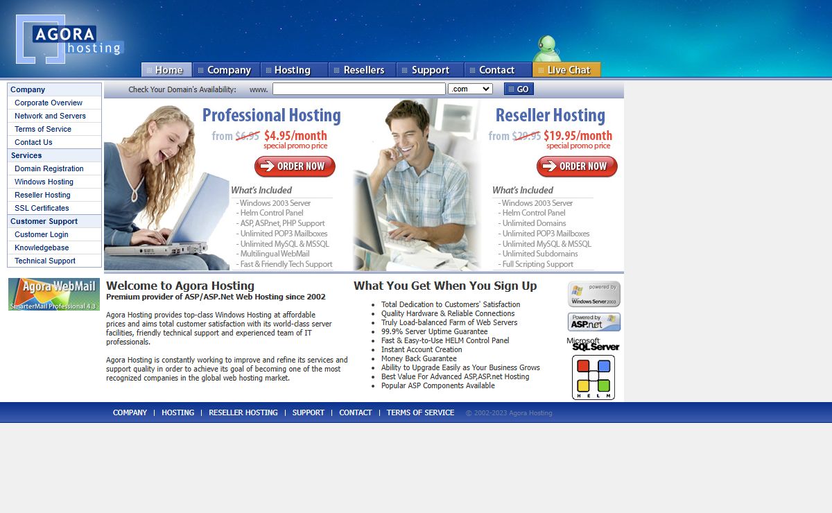 Fast and Reliable Web Hosting | Shared and Reseller Plans | Agora Hosting