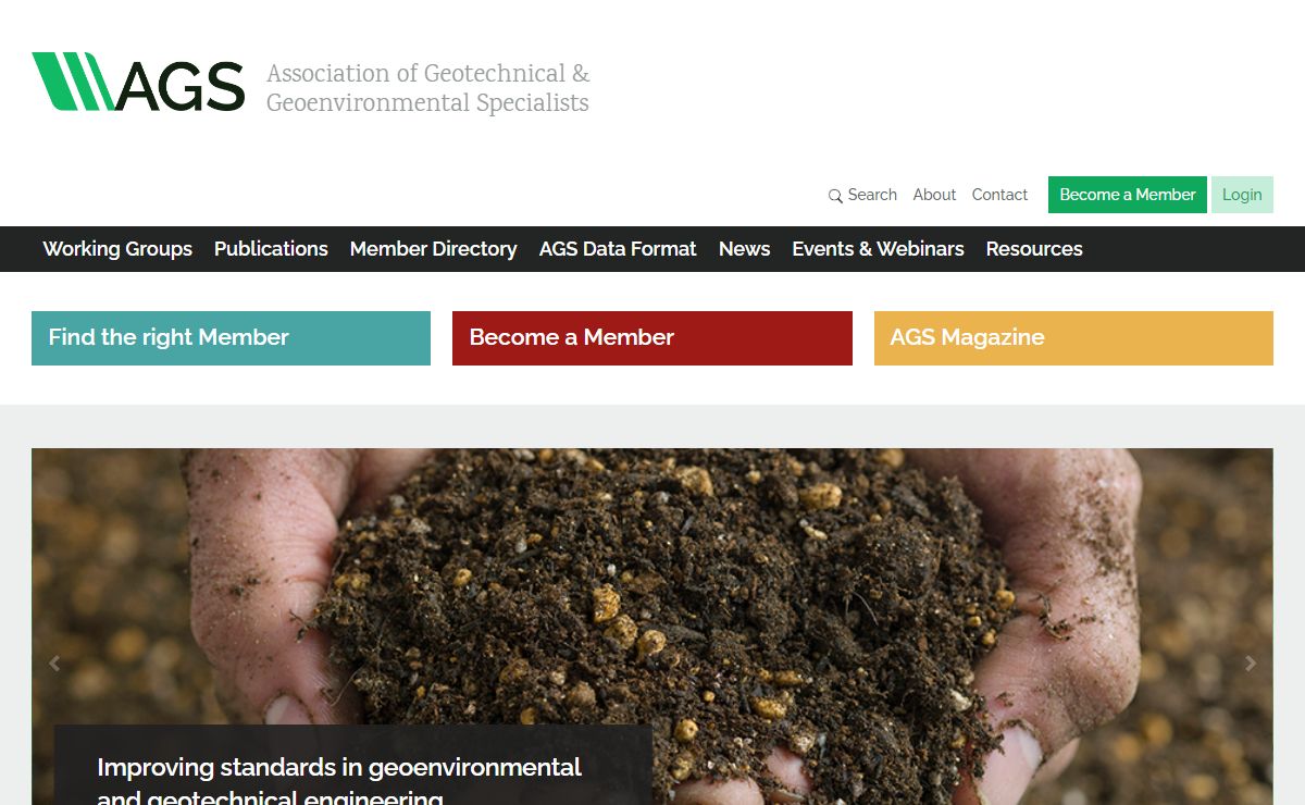 AGS – Association of Geotechnical and Geoenvironmental Specialists