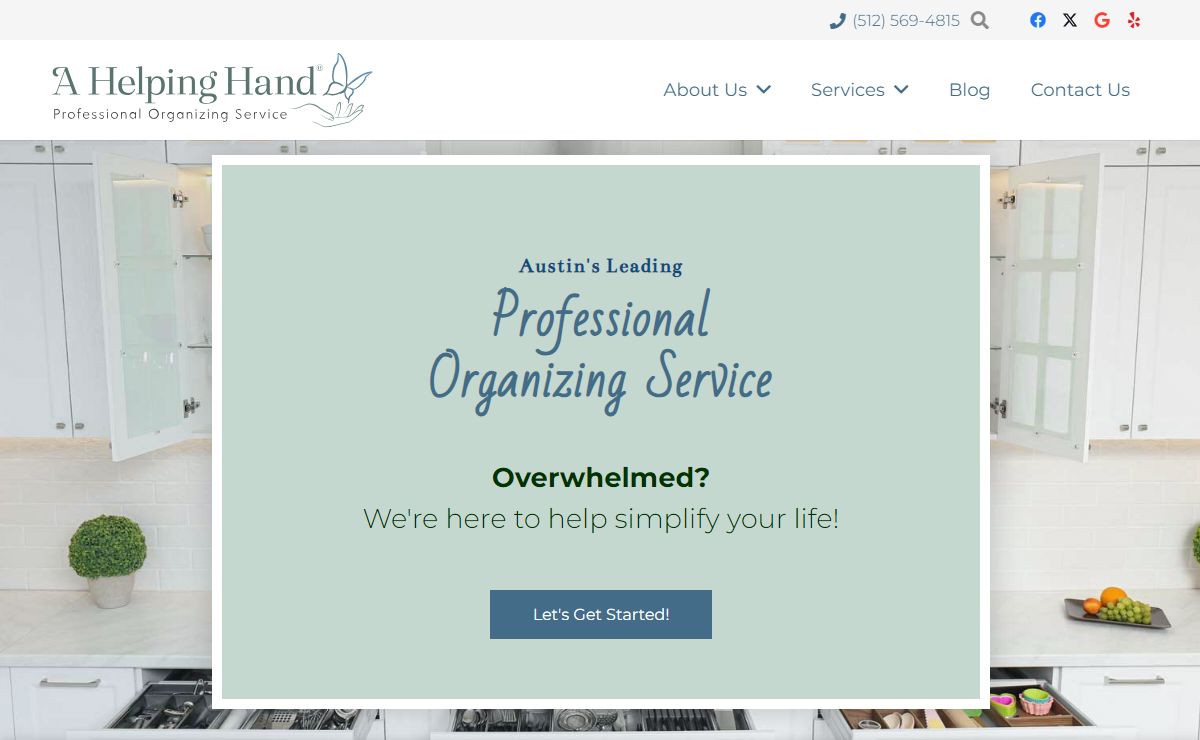 A Helping Hand | Professional & Certified Home Organizer | Austin, TX - A Helping Hand Professional Organizing Service | in Austin TX