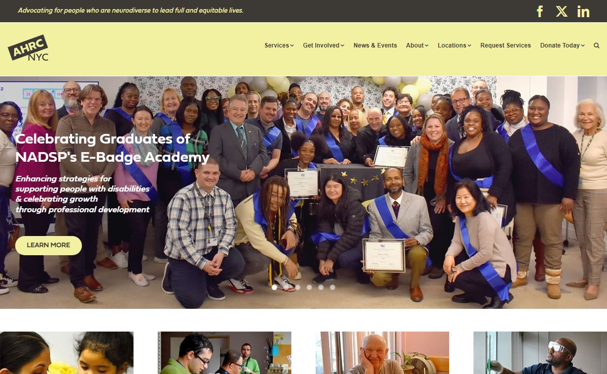 AHRC New York City | A Family Governed Organization