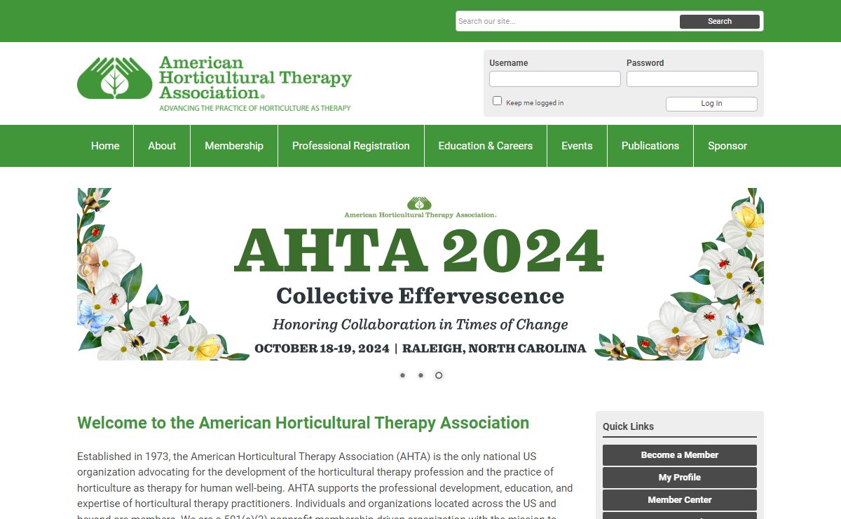 American Horticultural Therapy Association