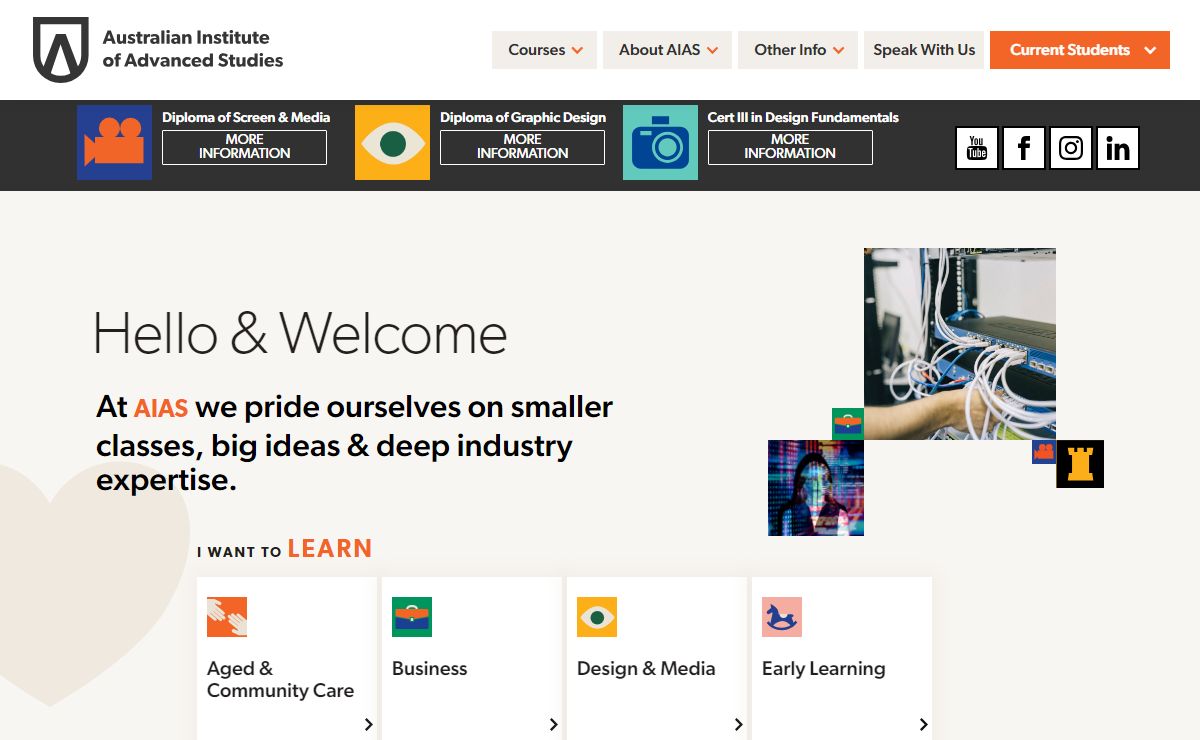 Australian Institute of Advanced Studies | Welcome