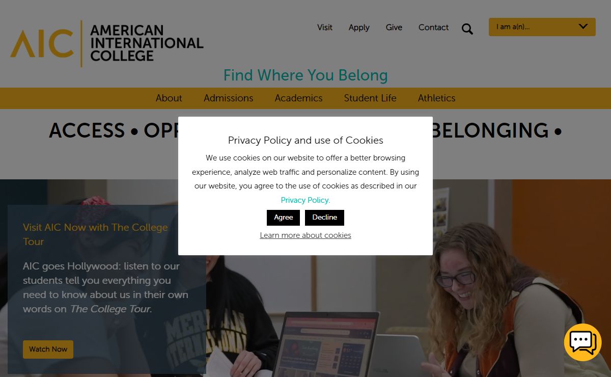 American International College | Home | AIC