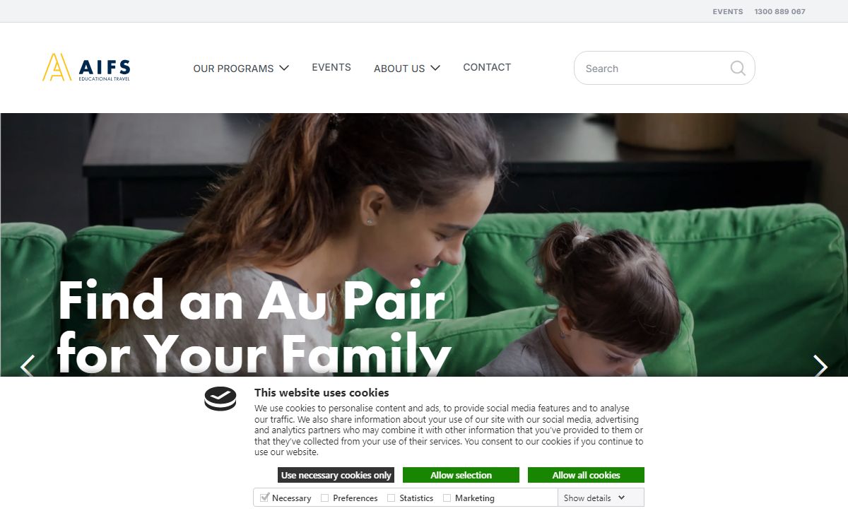 AIFS Au pair - Work And Travel Australia