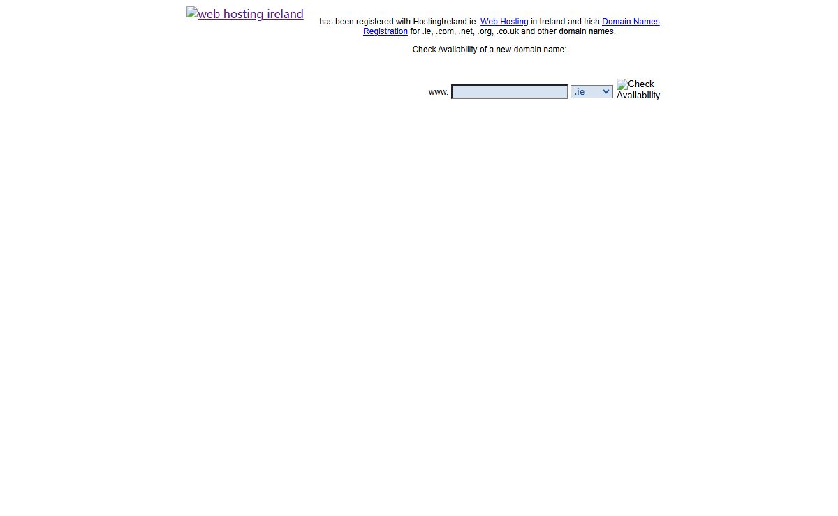 Register an Irish Domain Name with Irish Domain Name Register - or Transfer you domain name FREE through hosting ireland