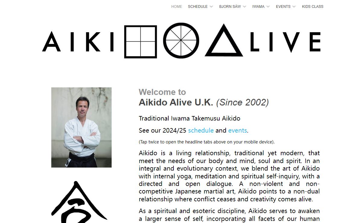 Welcome to Aikido Alive U.K. (Since 2002) | AIKIDO ALIVE LONDON 合気道 Takemusu Aiki Shuren Dojo