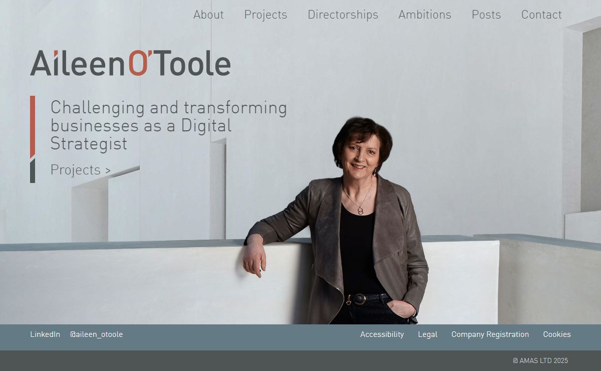 Aileen O'Toole: Digital Strategist & Chartered Director