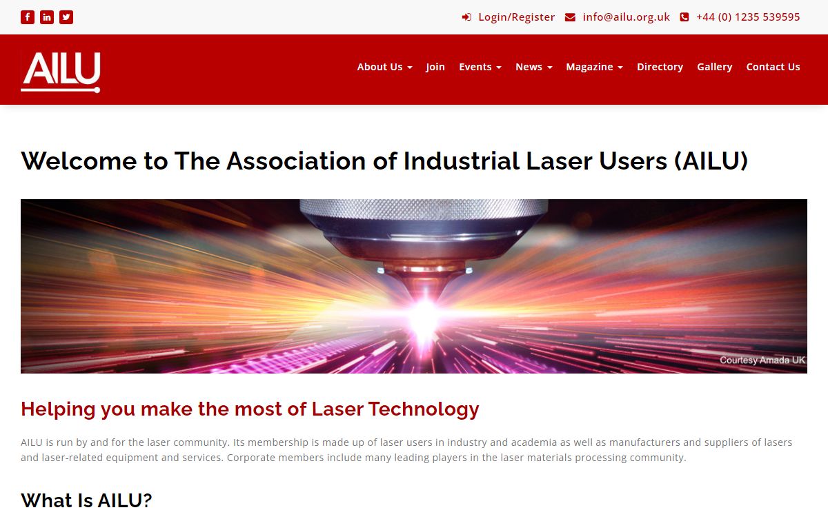 AILU - The Association of Laser Users
