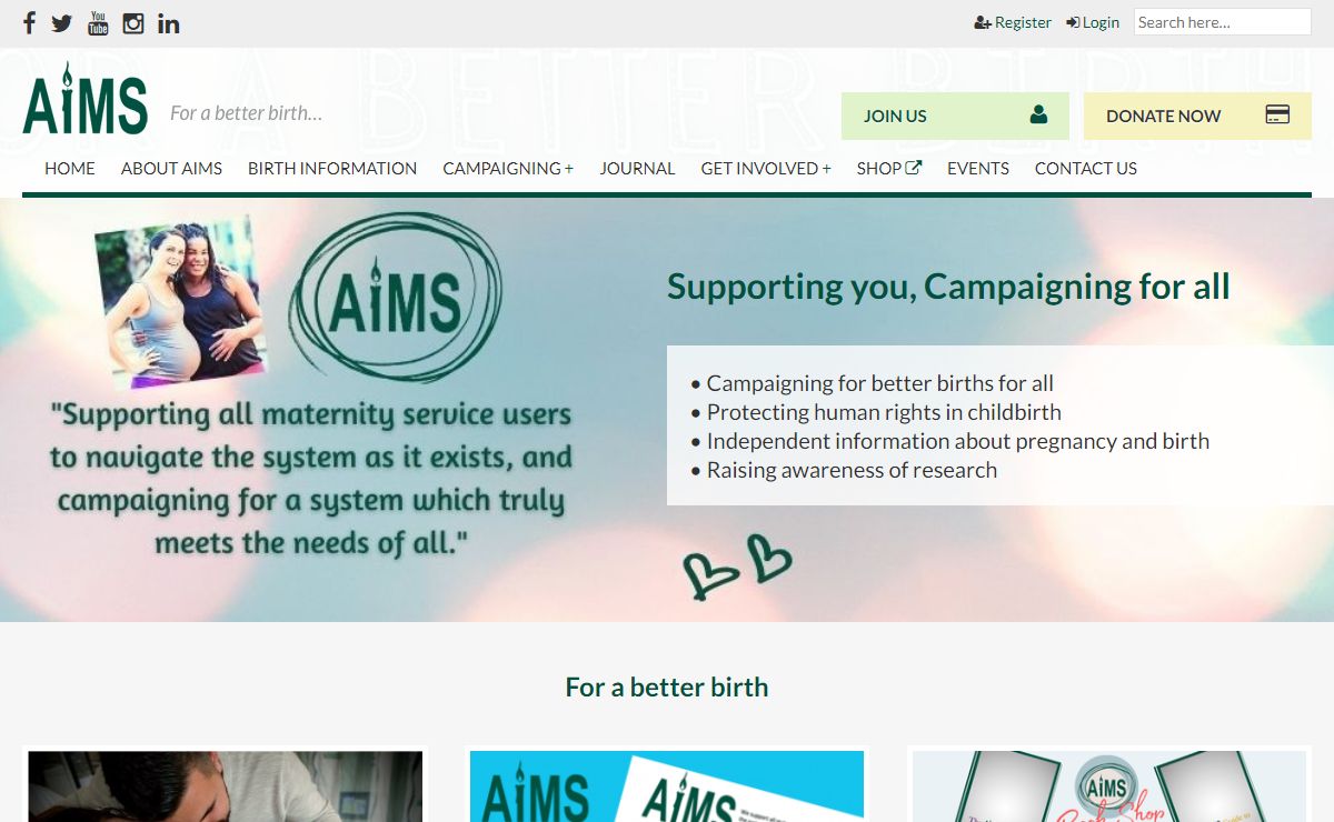 For a better birth | AIMS