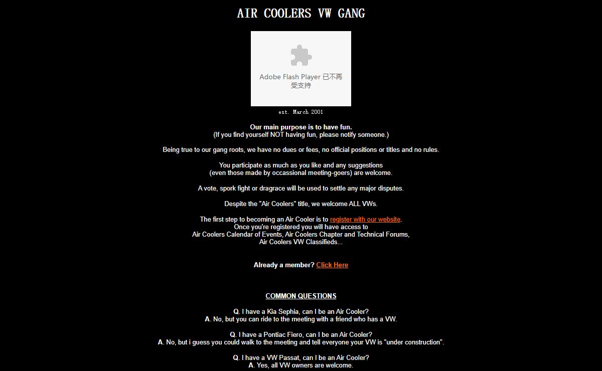 Air Coolers Volkswagen Gang - Austin, Dallas, Houston, Killeen, Baton Rouge, San Antonio, etc... we are not a VW club.