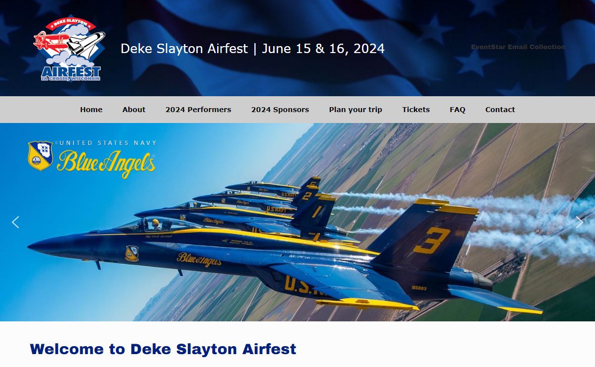 Deke Slayton Airfest | June 15 & 16, 2024