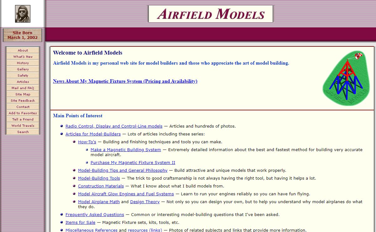 Airfield Models - Radio Control Flying Aircraft and Display Models