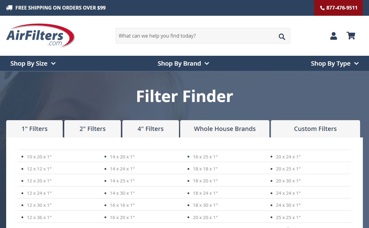 Air Filters all Brands & Sizes Direct to your Door - AirFilters.com | AirFilters.com