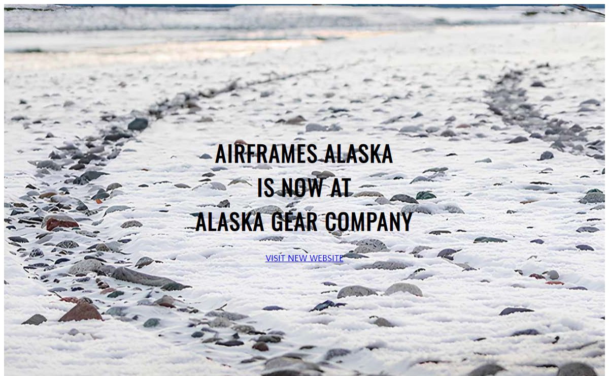 Airframes Alaska Is Now Alaska Gear Company