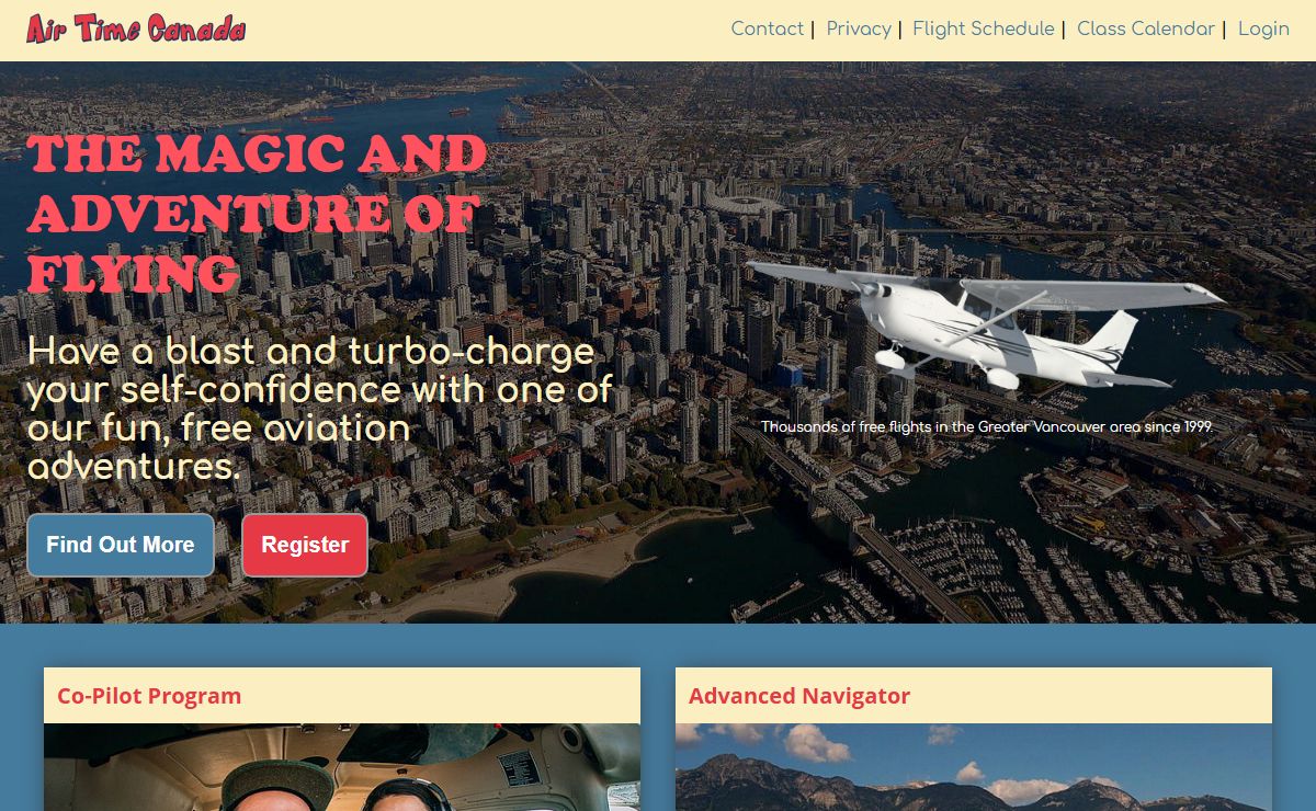 Air Time Canada - The Magic and Adventure of Flying