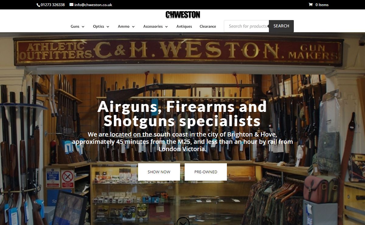 Home - Airgun Express | C & H Weston