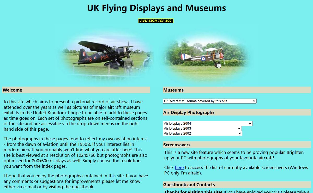 UK Flying Displays and Museums