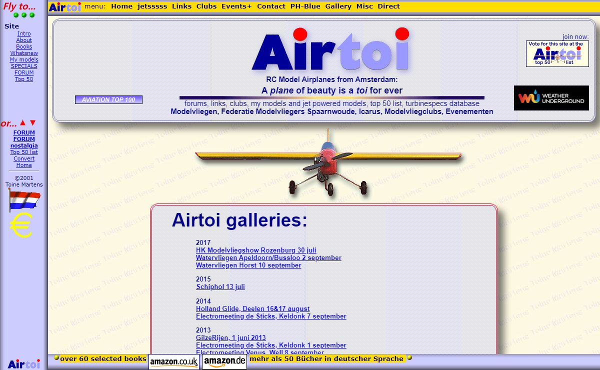 Modelvliegen op Airtoi - RC model Airplanes in Amsterdam