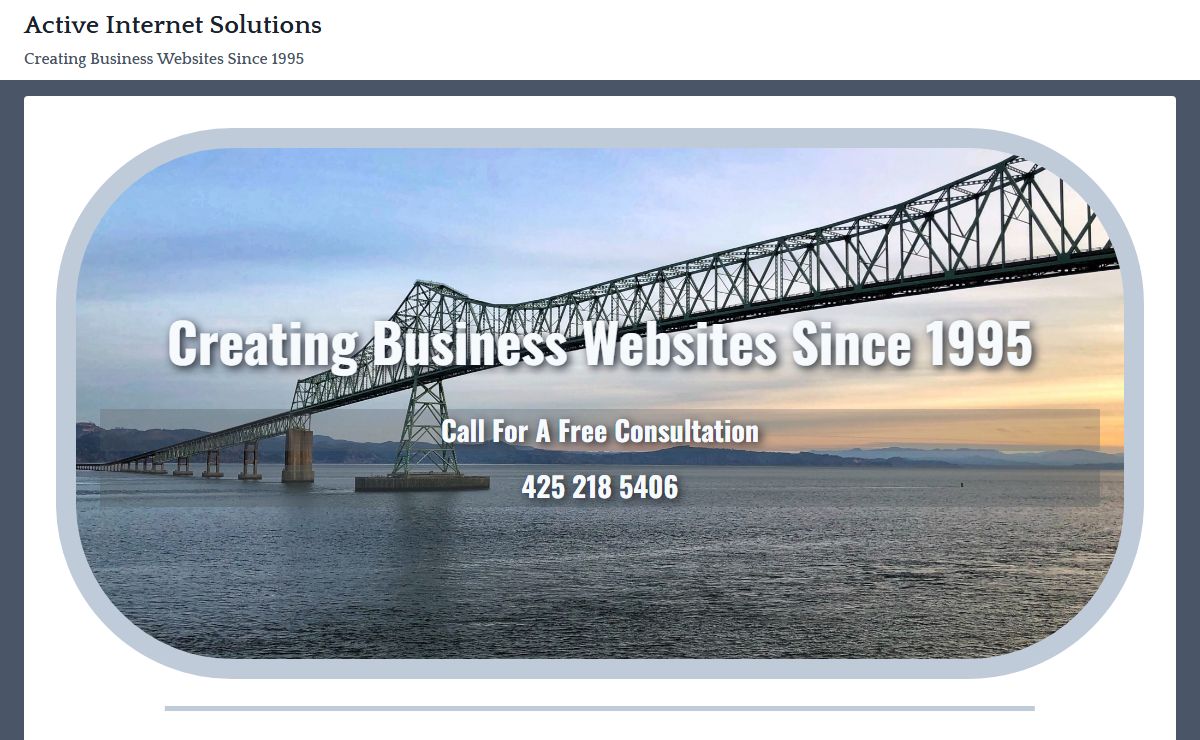 Active Internet Solutions - Active Internet Solutions