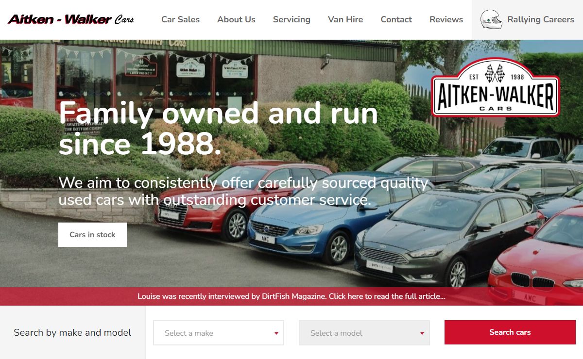 Aitken-Walker Cars | Family owned and run since 1988.