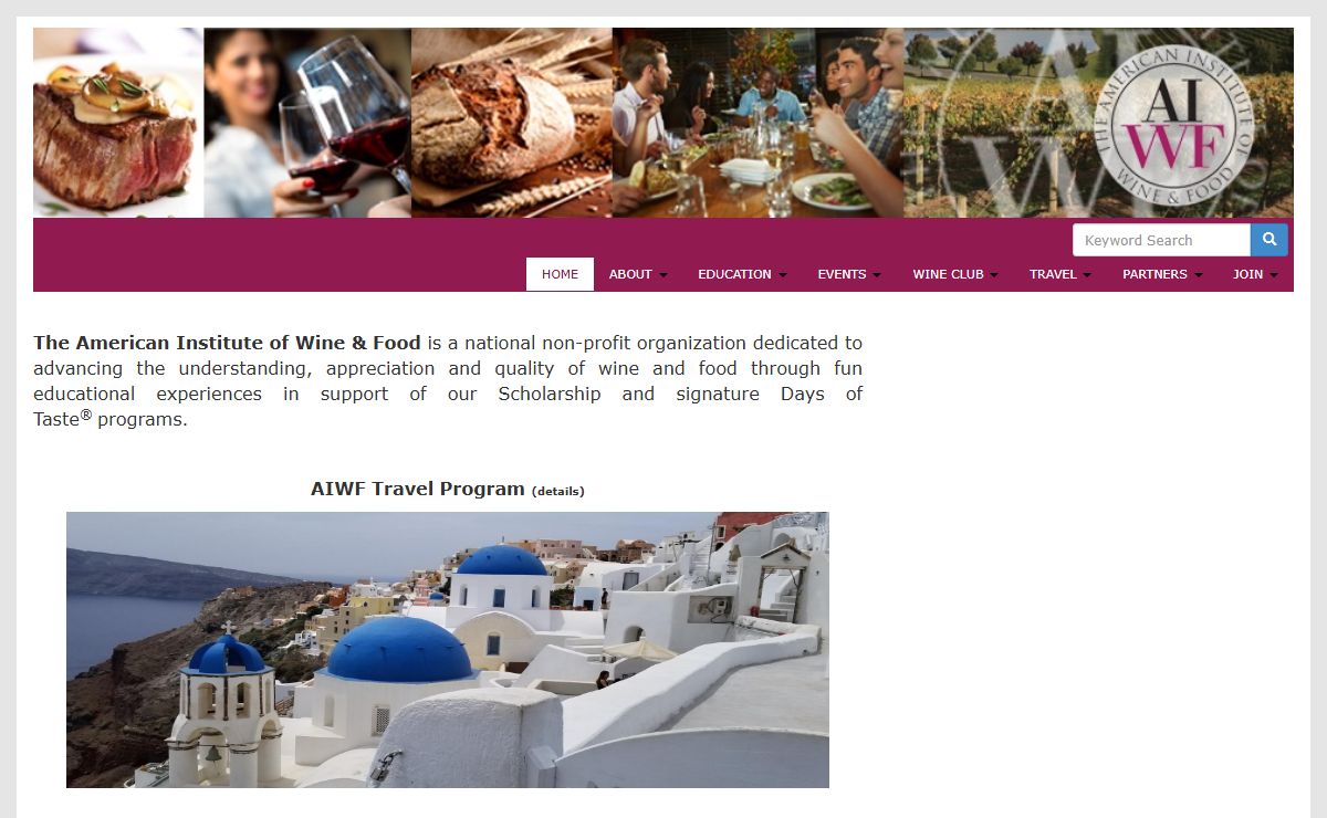 The American Institute of Wine & Food