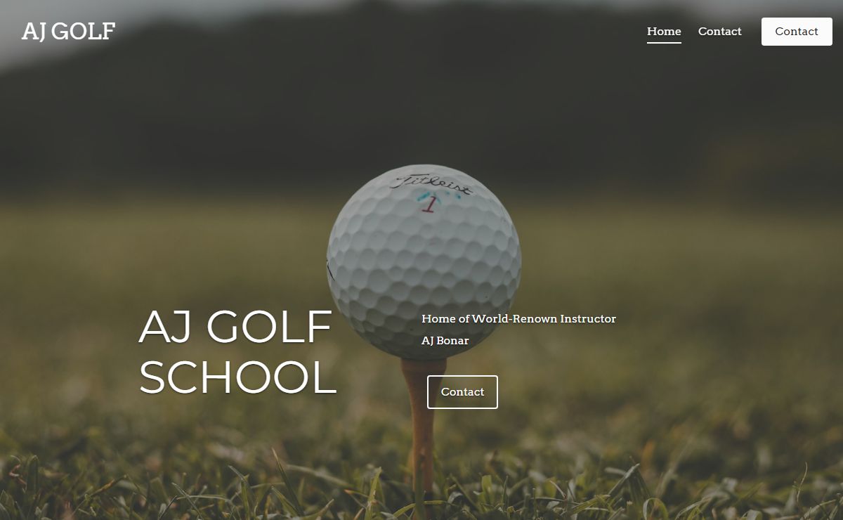 Home - AJ GOLF SCHOOL