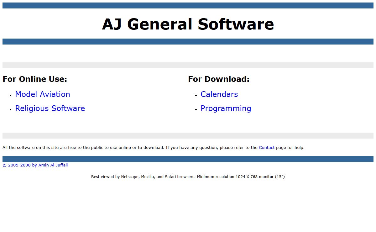 AJ General Software