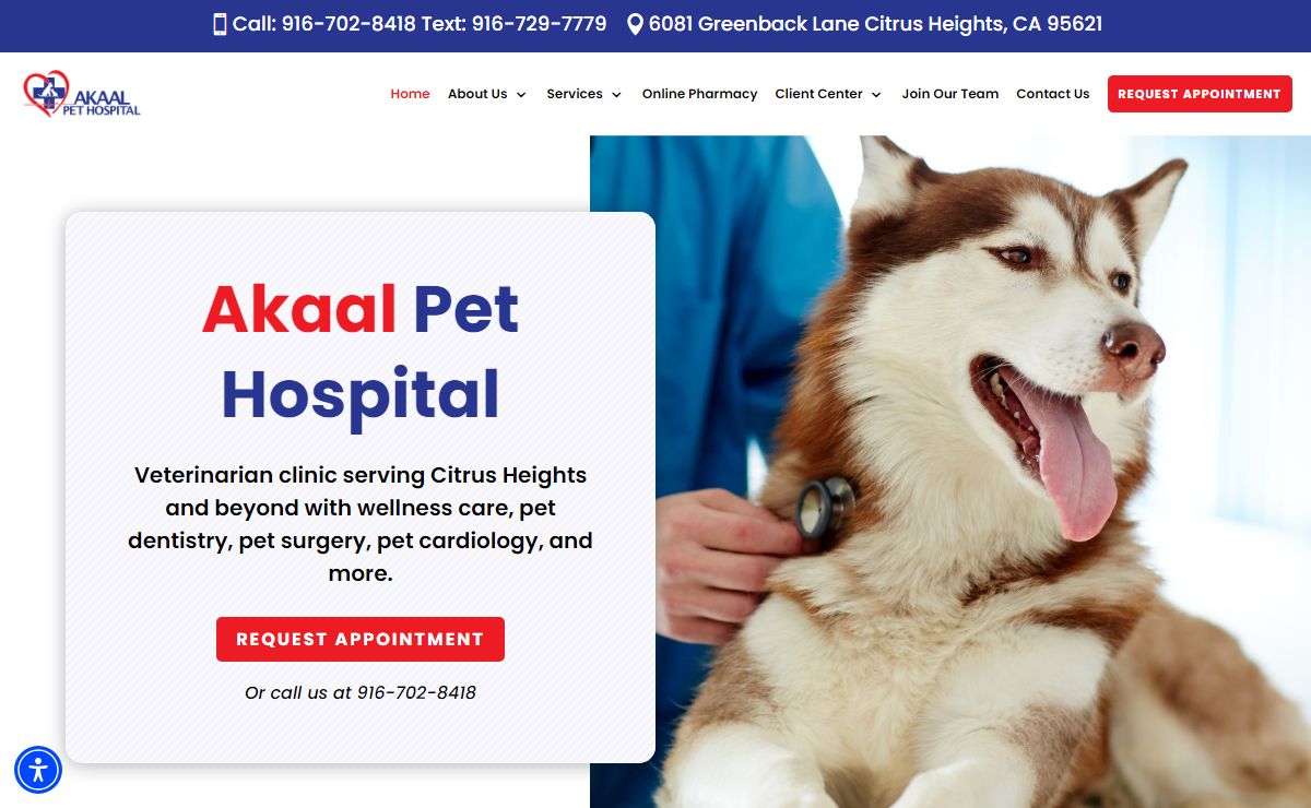 Veterinarian in Citrus Heights, CA 95621 - Akaal Pet Hospital