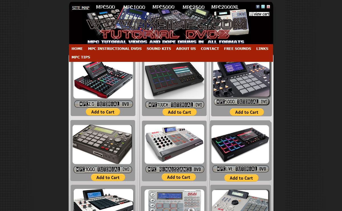 Learn your AkaiPro MPC with SoundsForSamplers Instructional video tutorials & Hip Hip Drum Kits