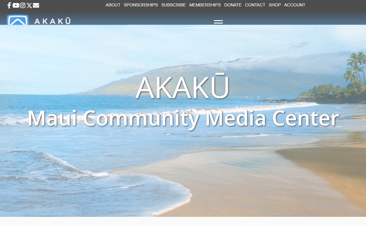 Akaku | Maui's #1 Community Media Center