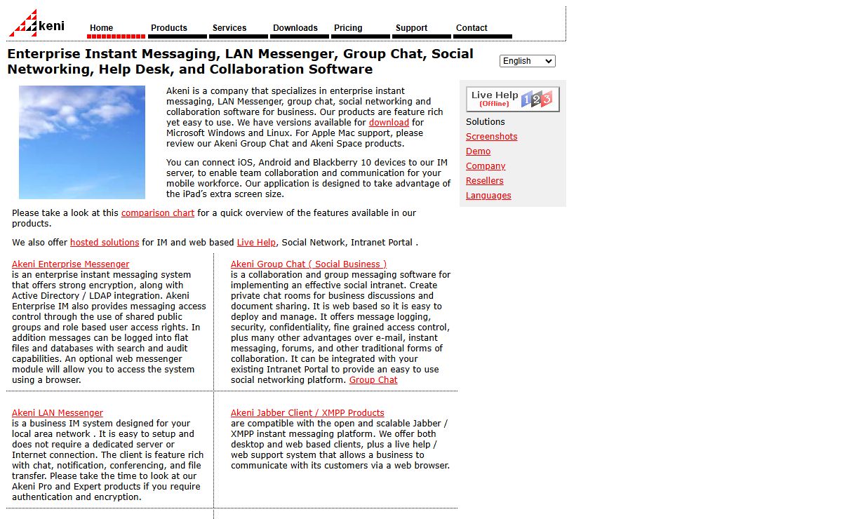 Enterprise Instant Messaging, Lan Messenger, Group Chat, Social Networking, Help Desk, and Collaboration Software