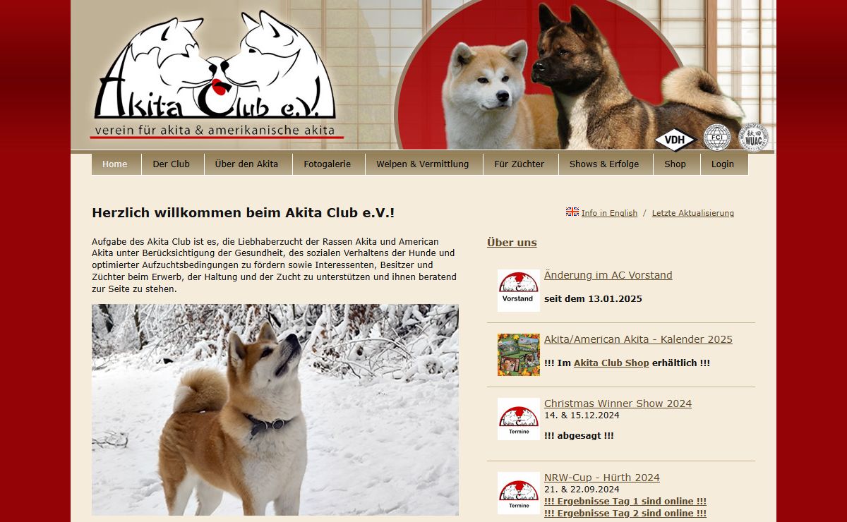 Akita Club e.V. - Verein für Akita & American Akita