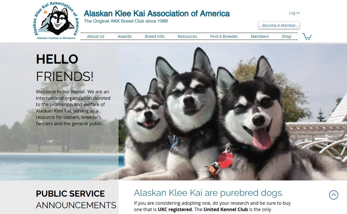 Alaskan Klee Kai Association of America