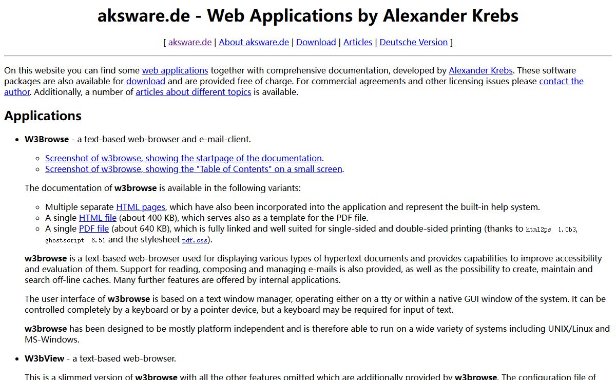 aksware.de - Web Applications by Alexander Krebs
