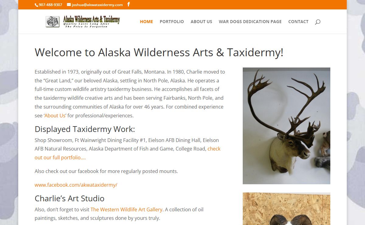 Welcome to Alaska Wilderness Arts & Taxidermy! - Alaska Wilderness Arts and Taxidermy