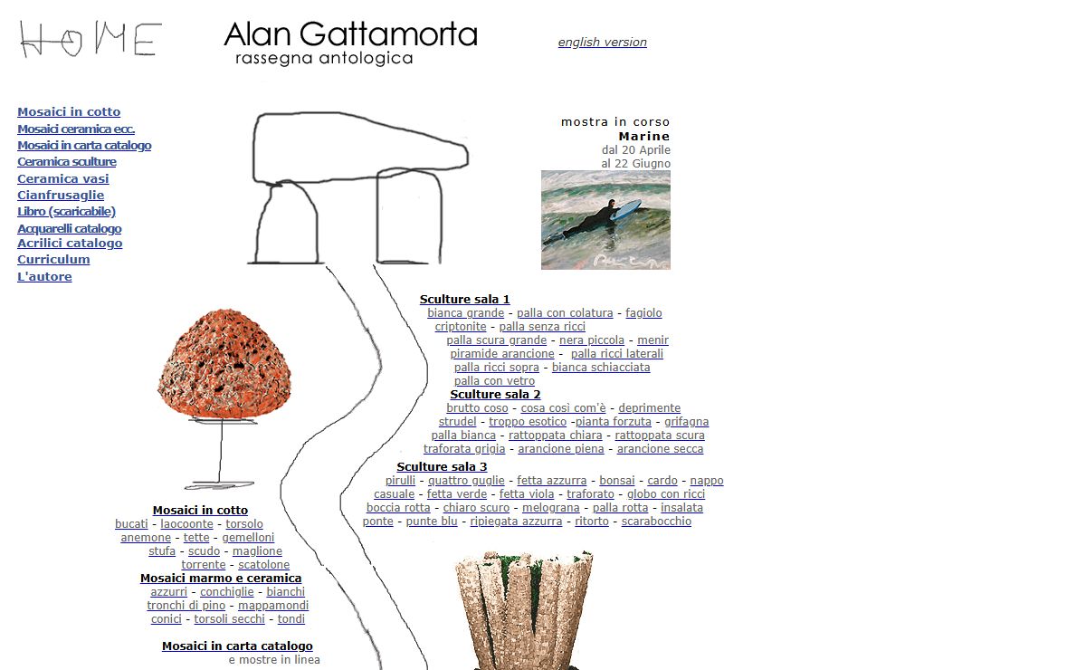 Alan Gattamorta - mosaici, acquerelli, ceramiche, arte.