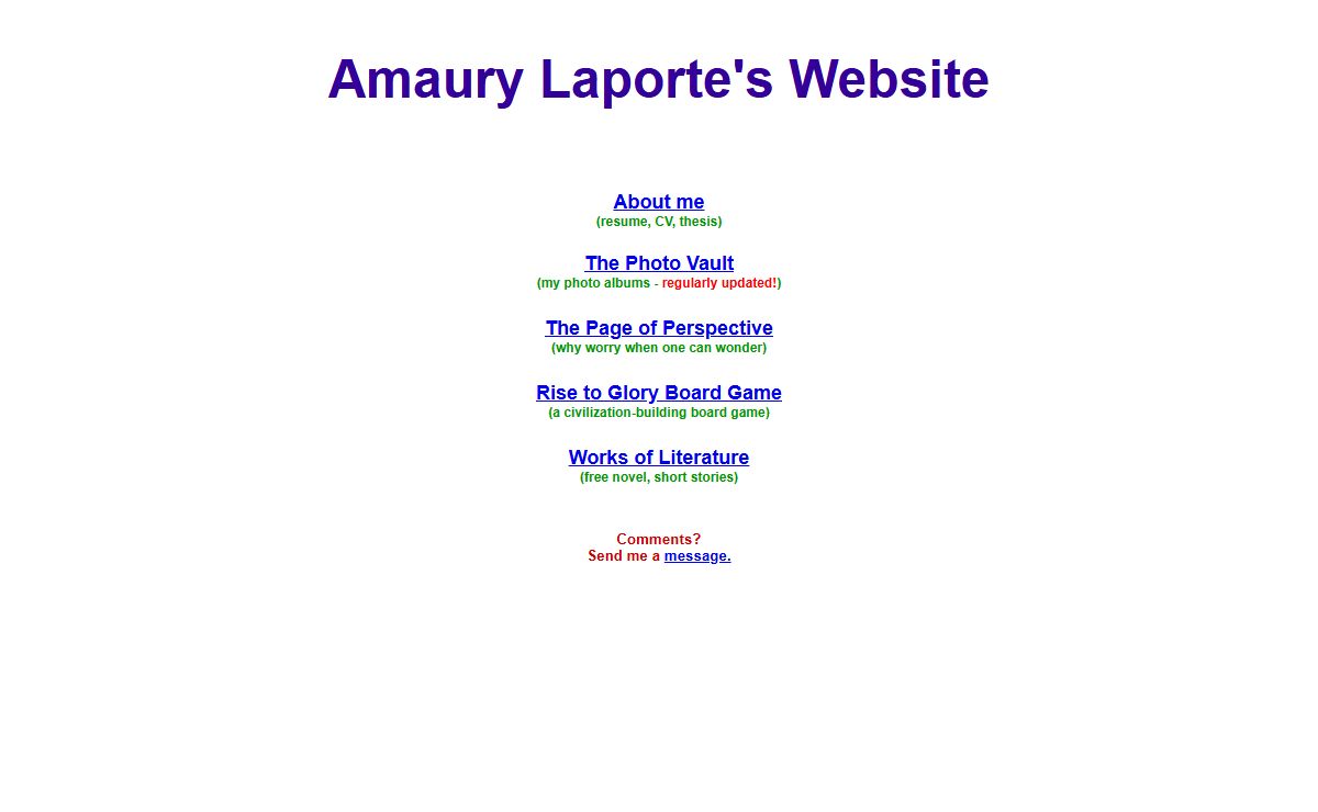 Amaury Laporte's Official Website