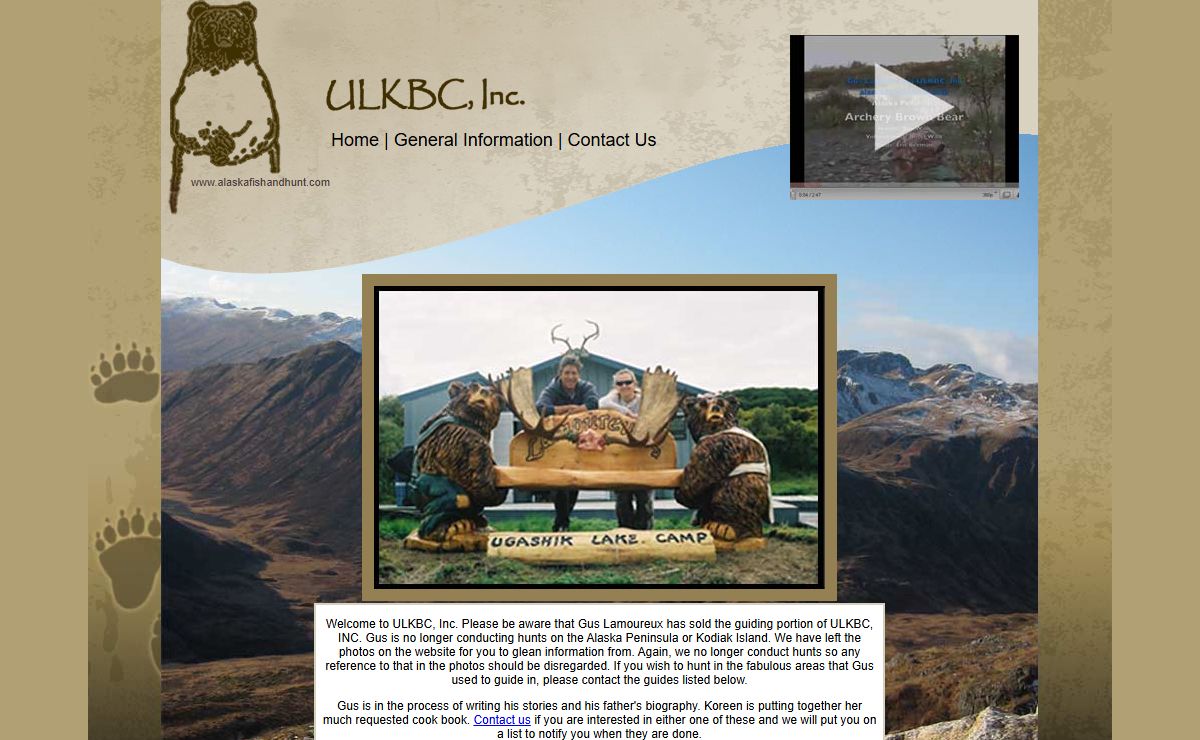 Archery Hunting Guides in Alaska - Brown Bear & Moose Hunts | ULKBC Inc