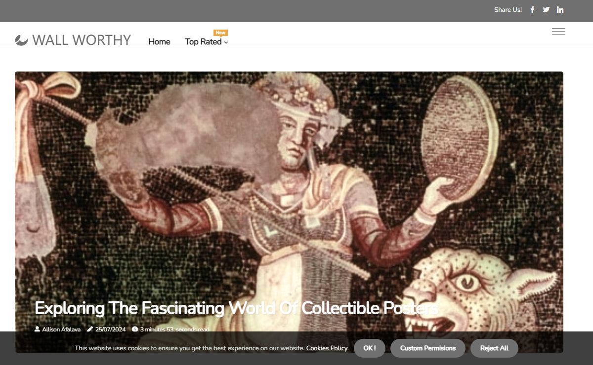 Wall Worthy: Uncovering the Art of Collectible Posters