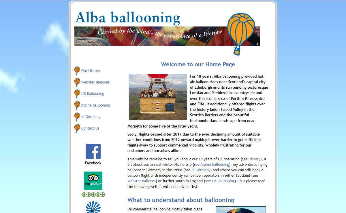 Hot Air Balloon Rides in Scotland