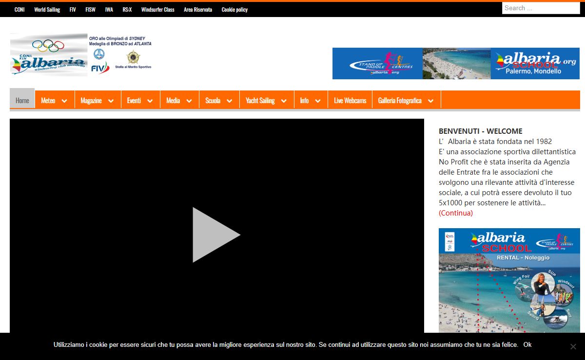 Albaria Mondello - Windsurfing Club - Webcam Live