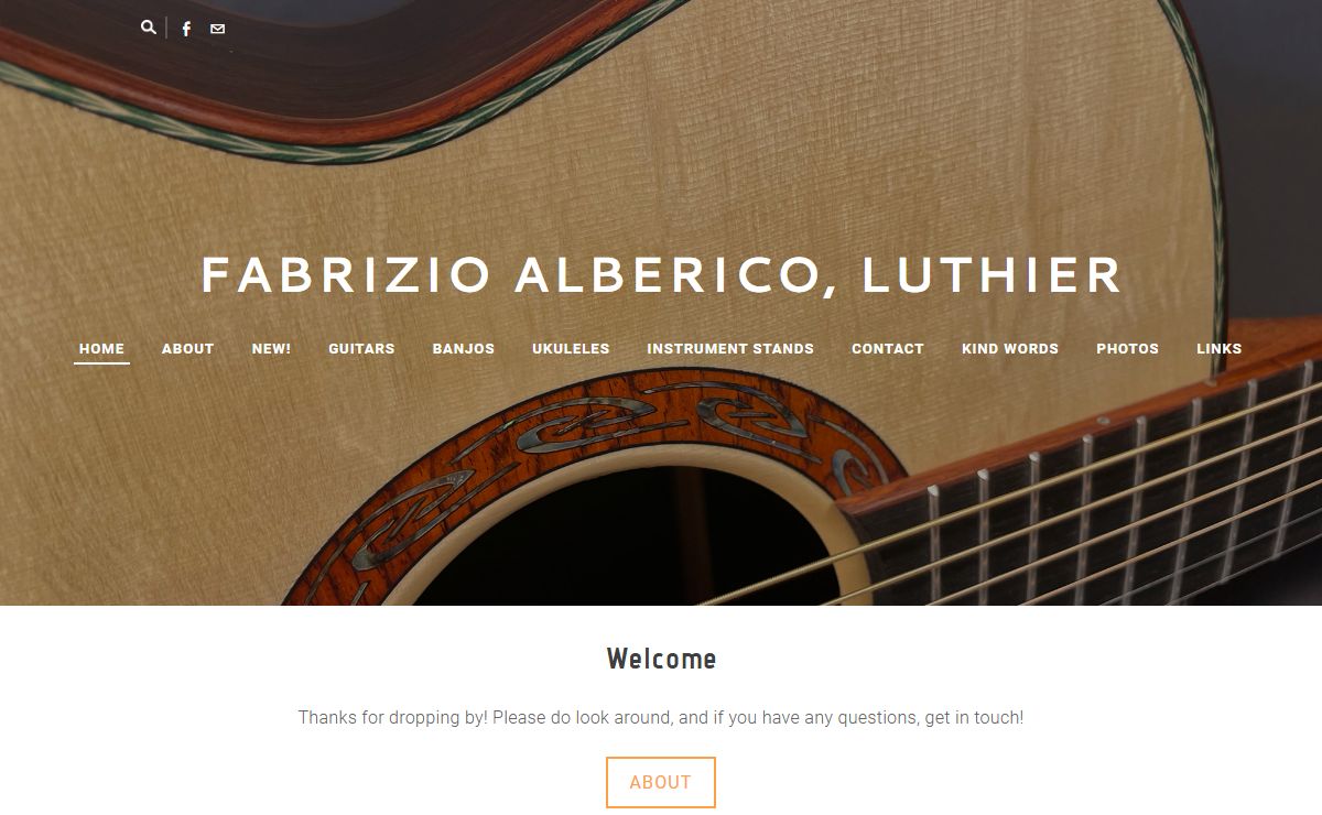 Fabrizio Alberico, luthier - Home