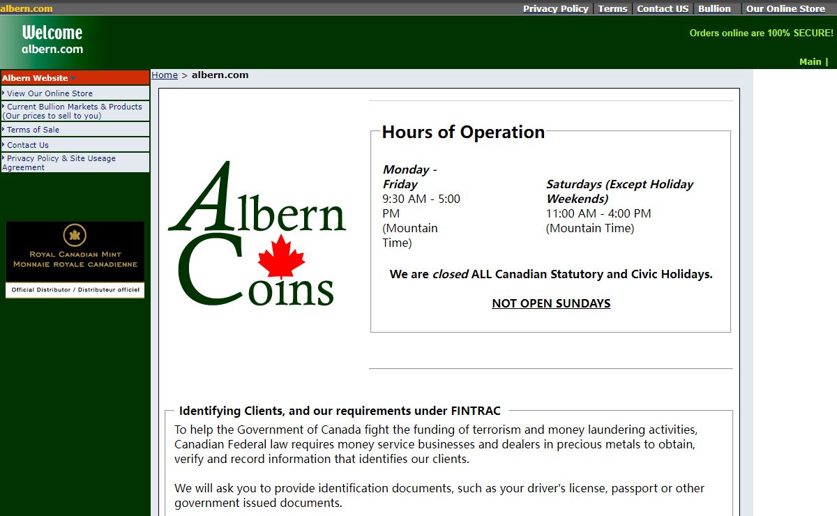 Albern Coin & Foreign Exchange Ltd.