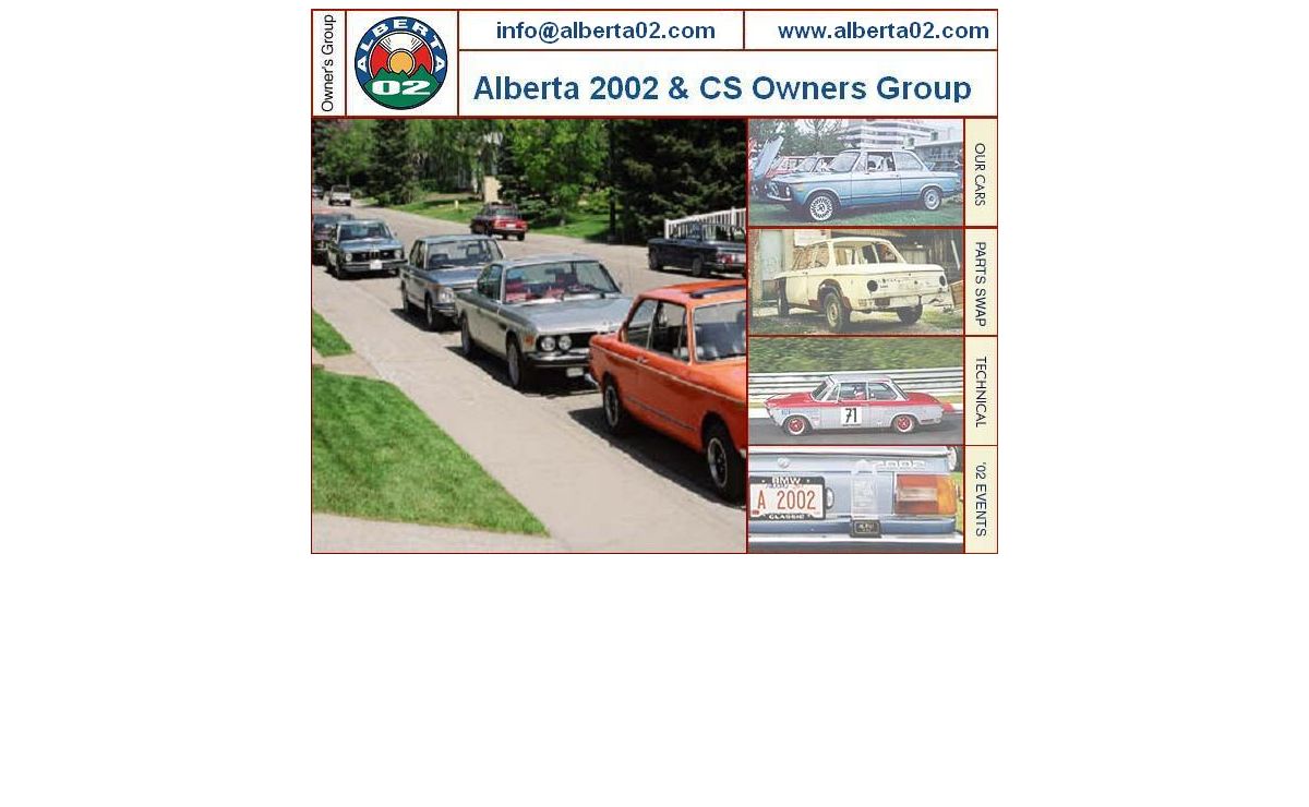 Alberta '02 Owners Group - A group for BMW 2002 and Coupe owners based in and around Alberta