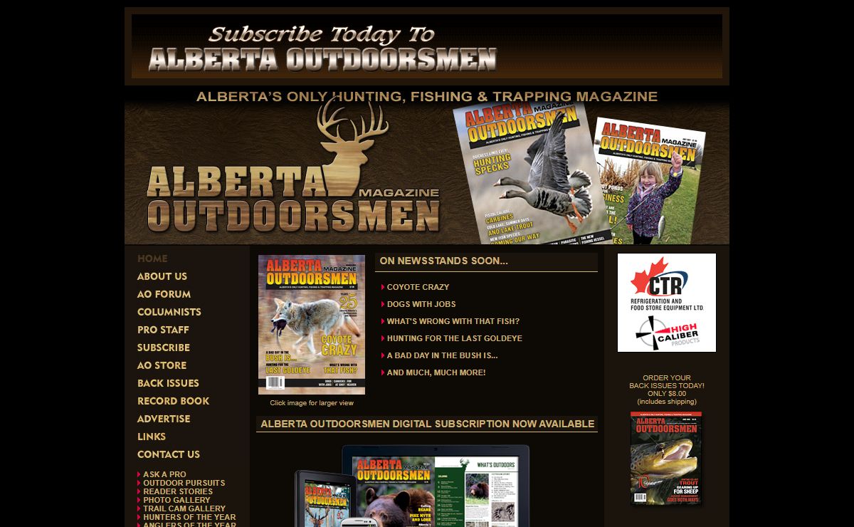 Alberta Outdoorsmen Magazine
