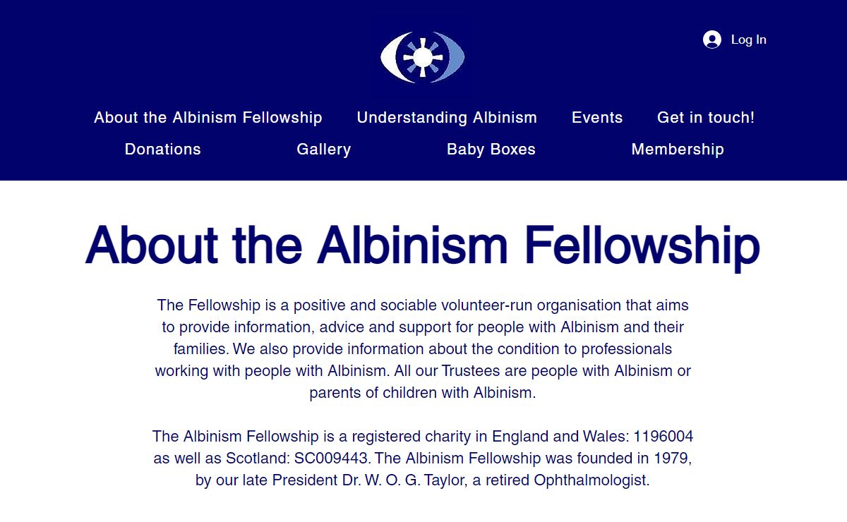 Albinism Fellowship | albinism information and support